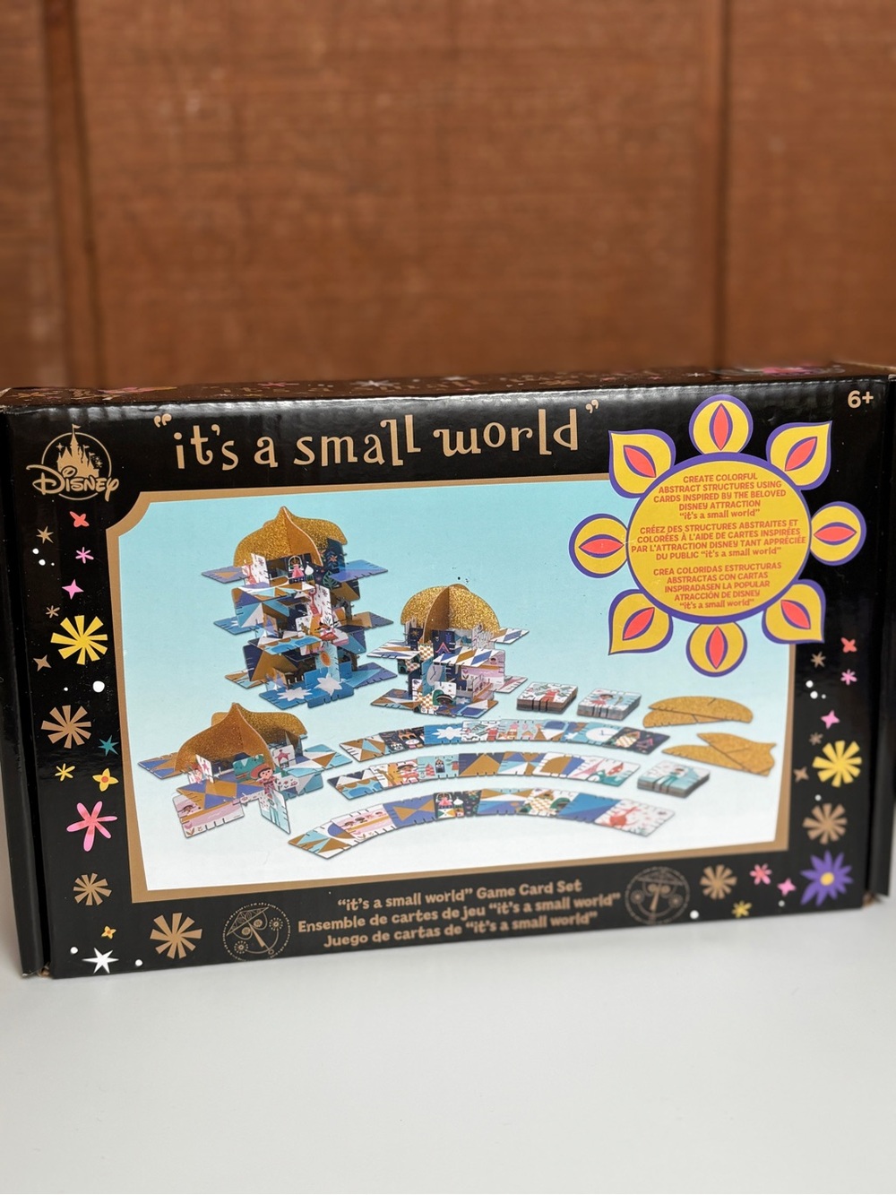 Disney It’s a Small World Card Game Set - Black & Gold